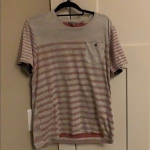 Ted Baker grey/red stripe tee